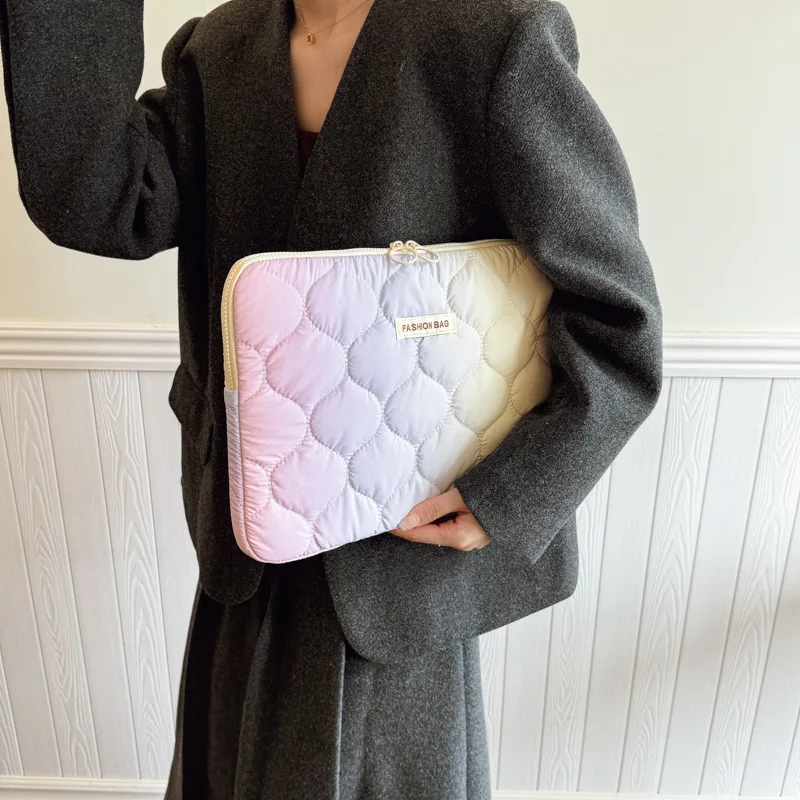 2024 New Tablet Bag For Ipad Air6 Pro11 10.9 10.5 Macbook Air Pro 13 13.3 14 Lenovo Asus HP Dell Portable Laptop Sleeve