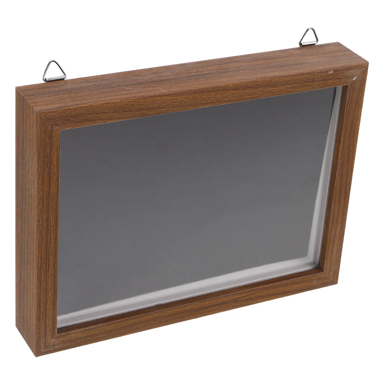 

Коробка-органайзер для значков и медалей с текстурой дерева, прозрачная, большой емкости, для хранения брошей и ювелирных изделий