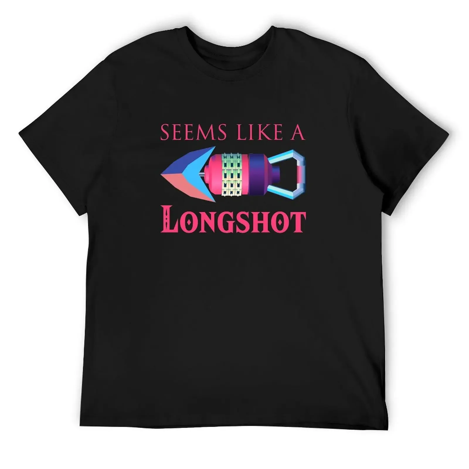 Seems Like A Longshot T-Shirt blue archive graphic tee shirt baggy shirts designer t shirt men