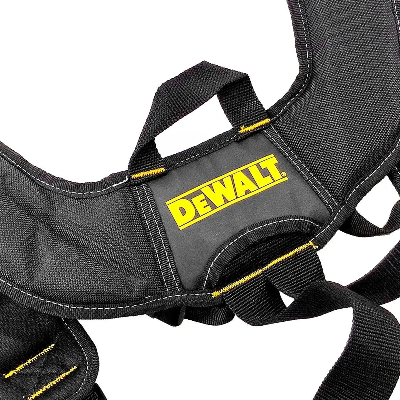 Imagem -04 - Dewalt-professional Tool Belt Organizador com Suspensórios Heavy Duty Construção Tool Kit 25 Bolsos Dwst540602