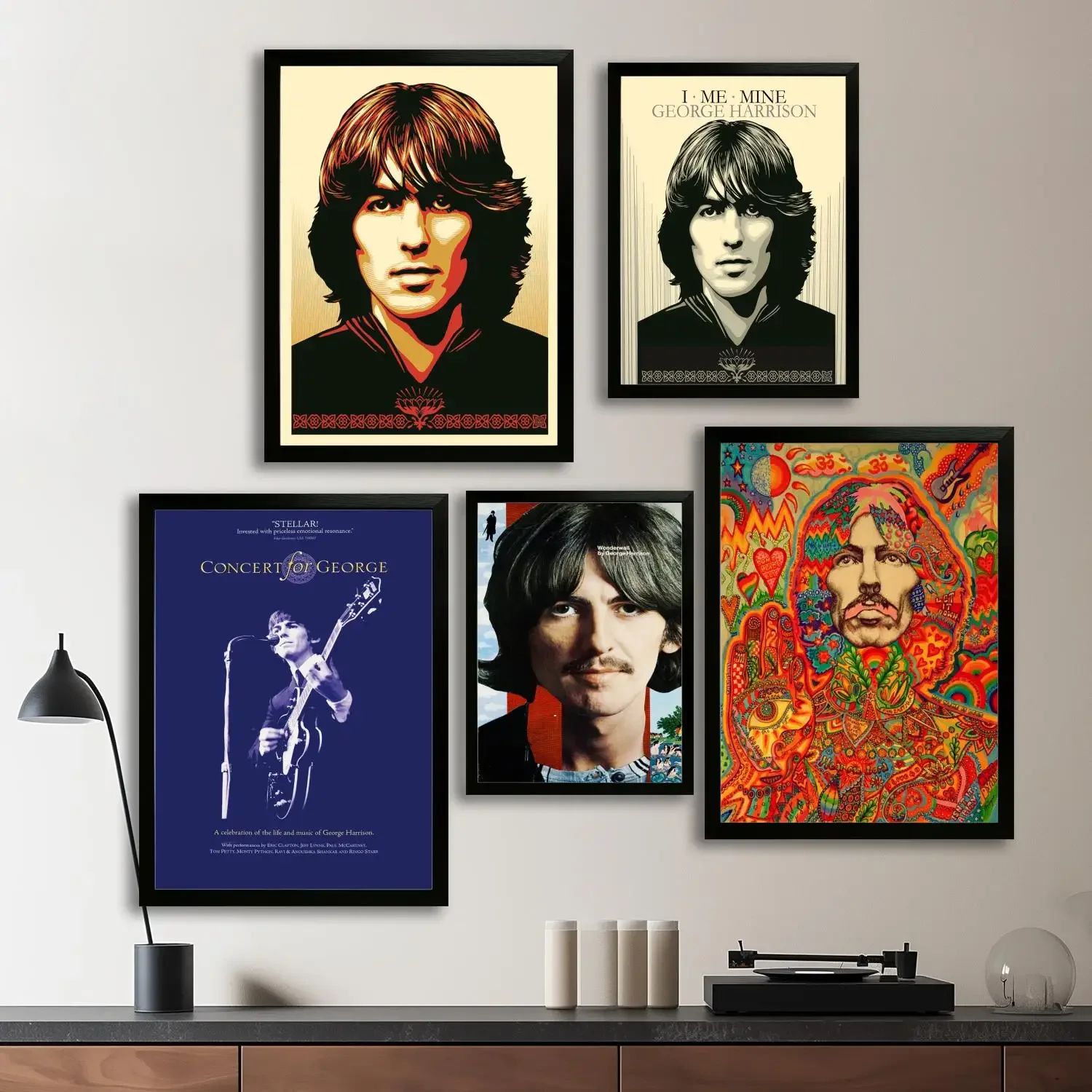 george harrison Canvas Art Poster, Wall Art, Picture Print, Modern Family, Bedroom Decor, Posters,Decorative painting