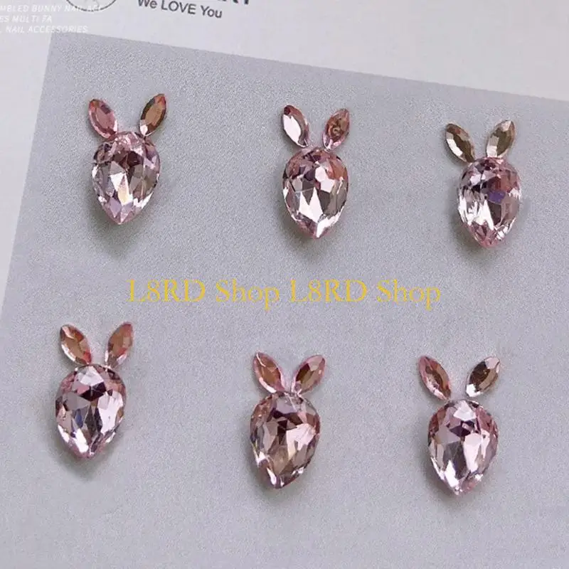 L8rd jóias unhas luxo arte do prego studs brilhante diamante gemas pacote para decorações unhas anéis