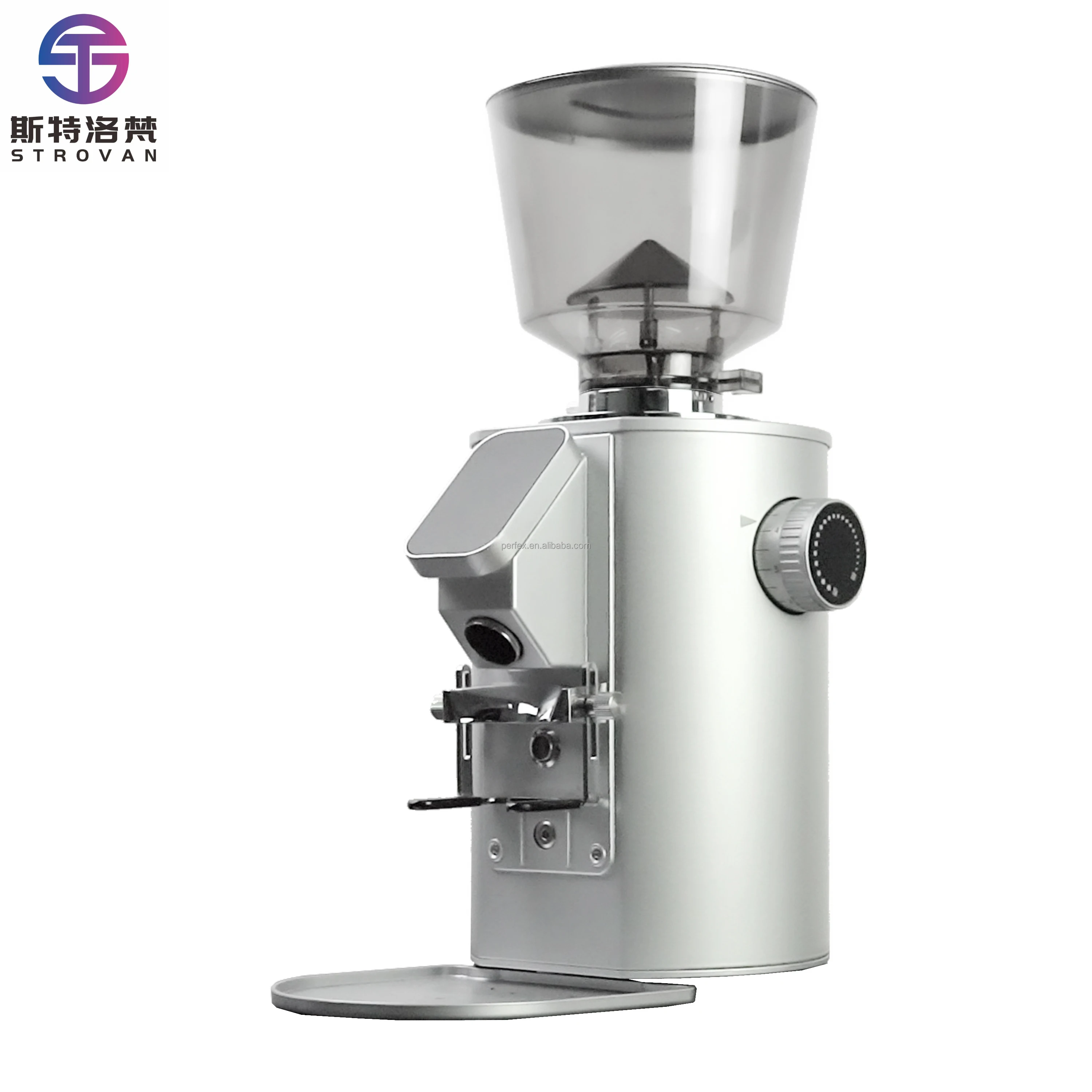 Premium 64 Burr Speed Adjustable Electric Grinder Coffee Bean Mill Machine Espresso Grinder for Commercial