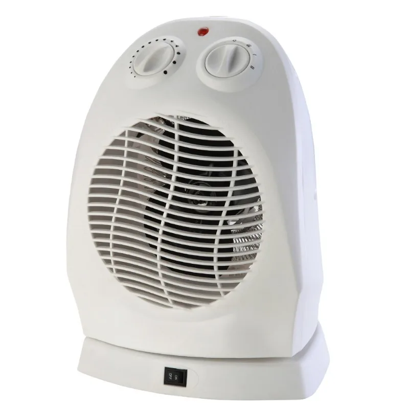 Oscillating Electric Heater 1000W & 2000W Two Gear Portable Hot Air Fan Desktop Space Heating Equipment For Indoor Room