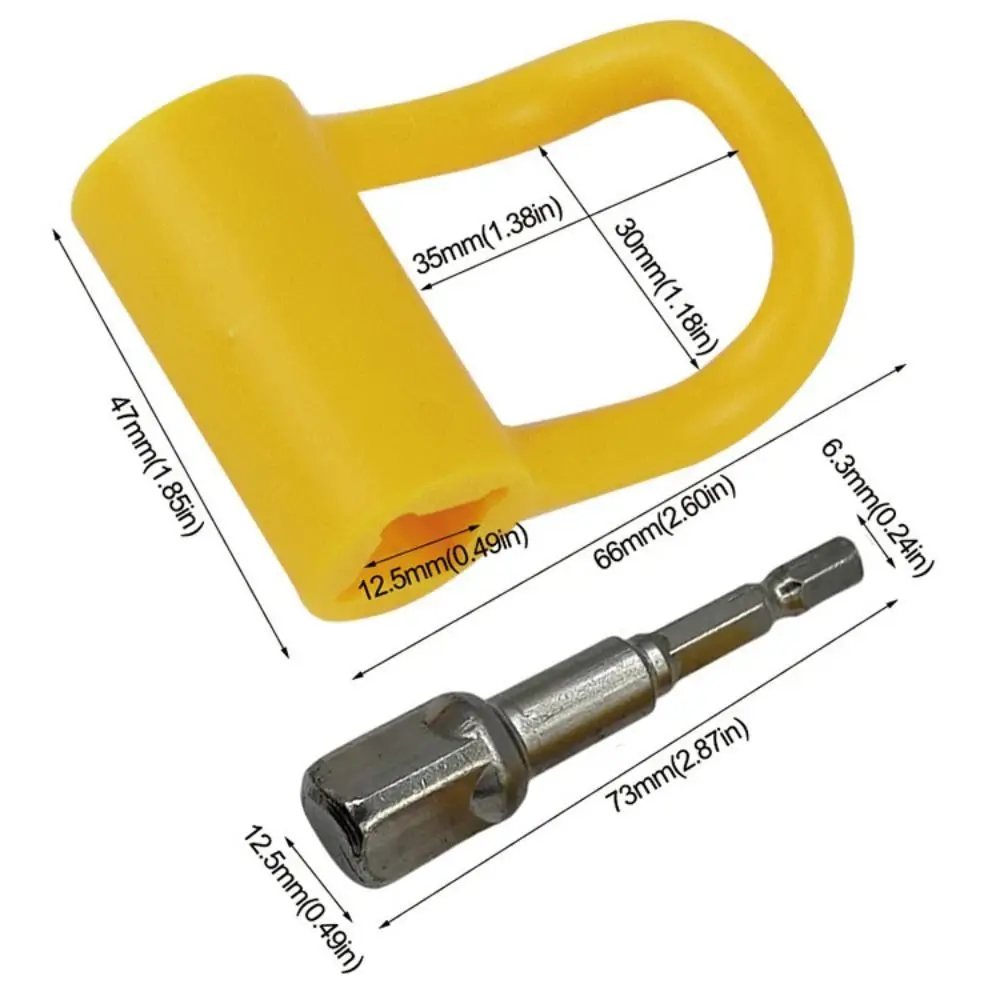 Pequeños espacios desmontar válvula Triangular llave para grifo herramienta de plomería válvula angular llave de baño apriete con barra de extensión