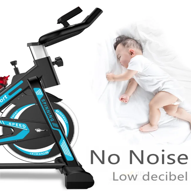 Belt Drive Cycle Bike Spinning Bike Universal Bicycle With Magnetic Resistance Exercise Bikes Quiet Indoor Unisex Black or Red