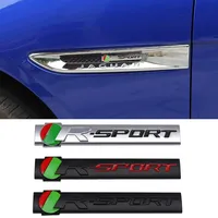 Car Front Hood Grille Emblem for R Sport Logo Jaguar XF XE XJL R-SPORT FType STYPE2000 XK8 Auto 3D Bagde Sticker Accessories