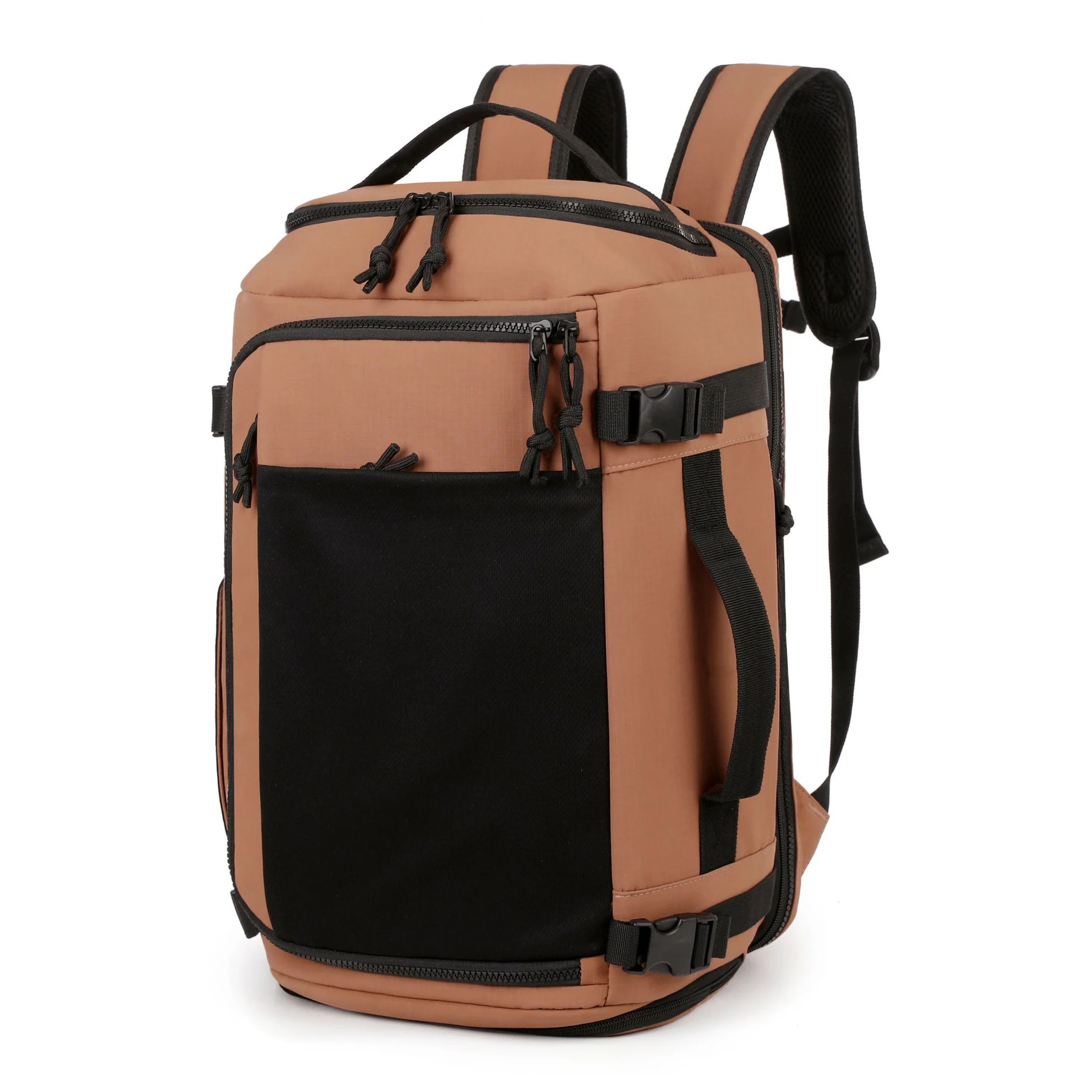 حقيبة ظهر عصرية للأعمال، حقيبة سفر ذات سعة كبيرة، حقيبة ظهر لتخفيف الضغط والتوسيع في الهواء الطلق، حقيبة كمبيوتر محمول للجنسين