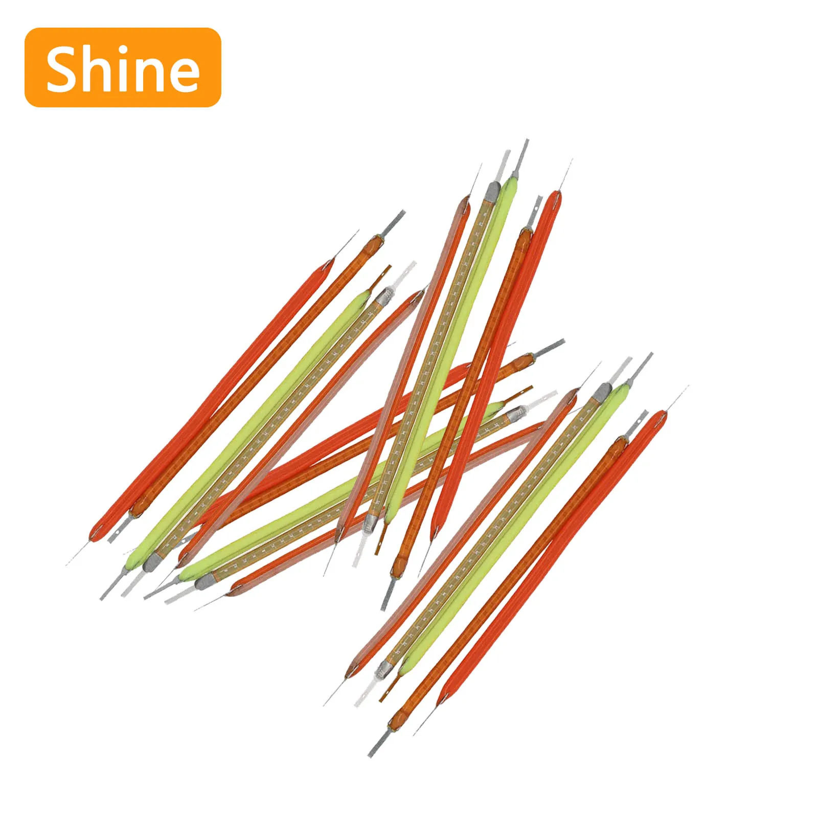 10pcs DC3V Edison LED Soft Filament  60mm 2200K/2700K/Green/Blue/Red/Pink Lamp Parts Incandescent Light Accessories Diodes