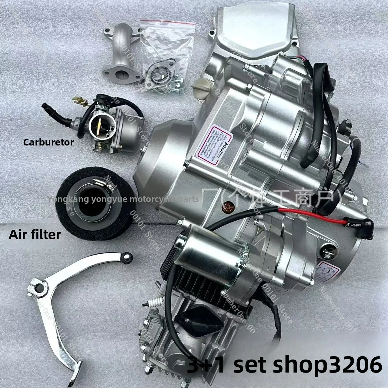110125cc  engine with reverse gear, automatic transmission, atv, electric start engine, three forward, one empty and one