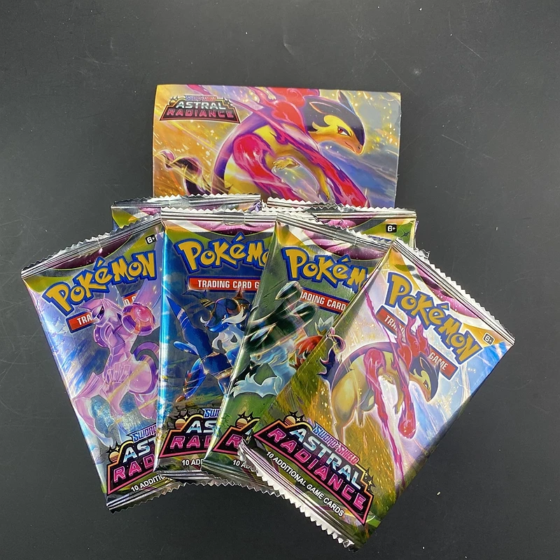 Juego de cartas coleccionables de Pokémon, juego de cartas coleccionables de sol y luna, trueno perdido, evoluciones, refuerzo, regalo para niños,