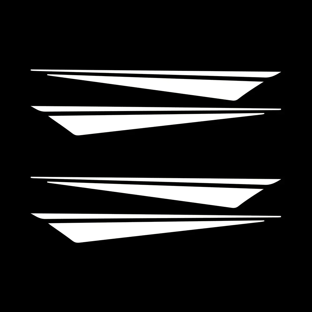 1SET Diagonal Stripe Waterproof Vinyl Stickers Multicolor Optional Decals For Car Rims Motorcycle Helmet Bike Decor Accessories