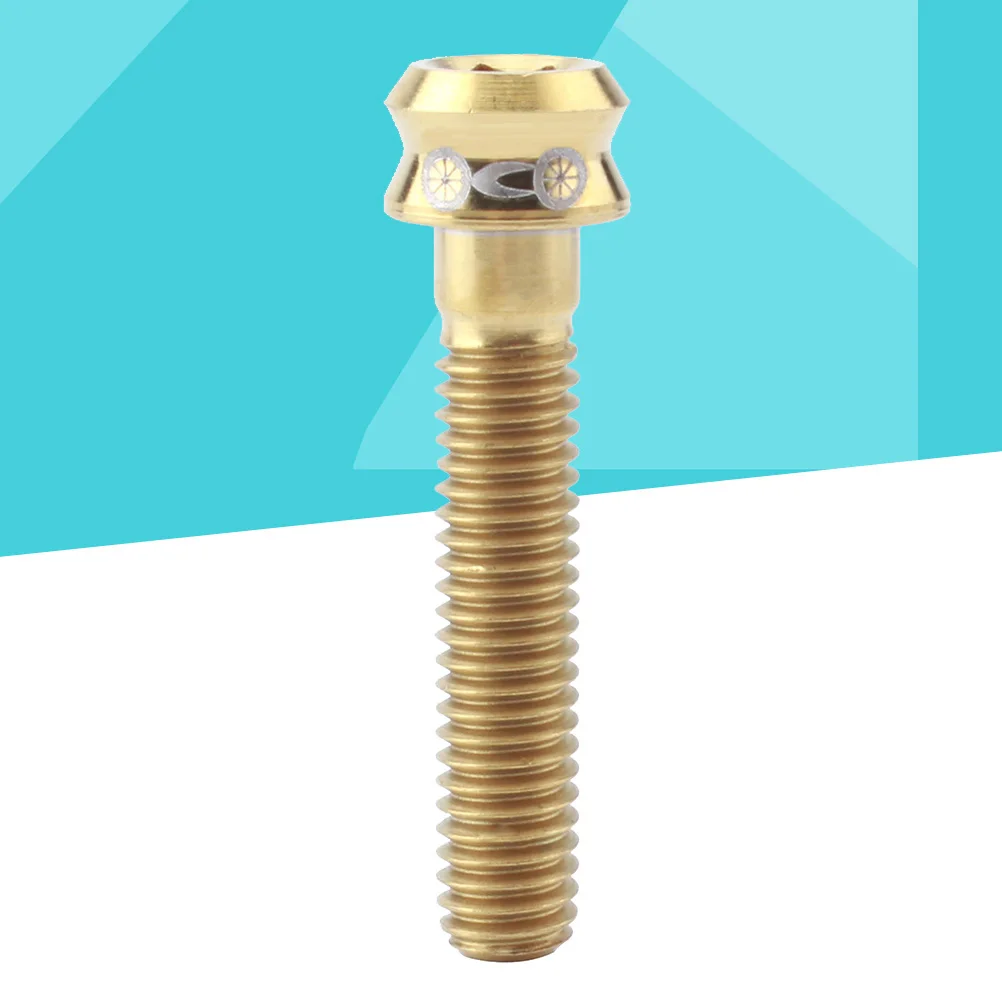 

Titanium Alloy Headset Screw for Mountain Bike Road Bike Threadless Stem Accessories Fork Cap Lightweight Durable Style