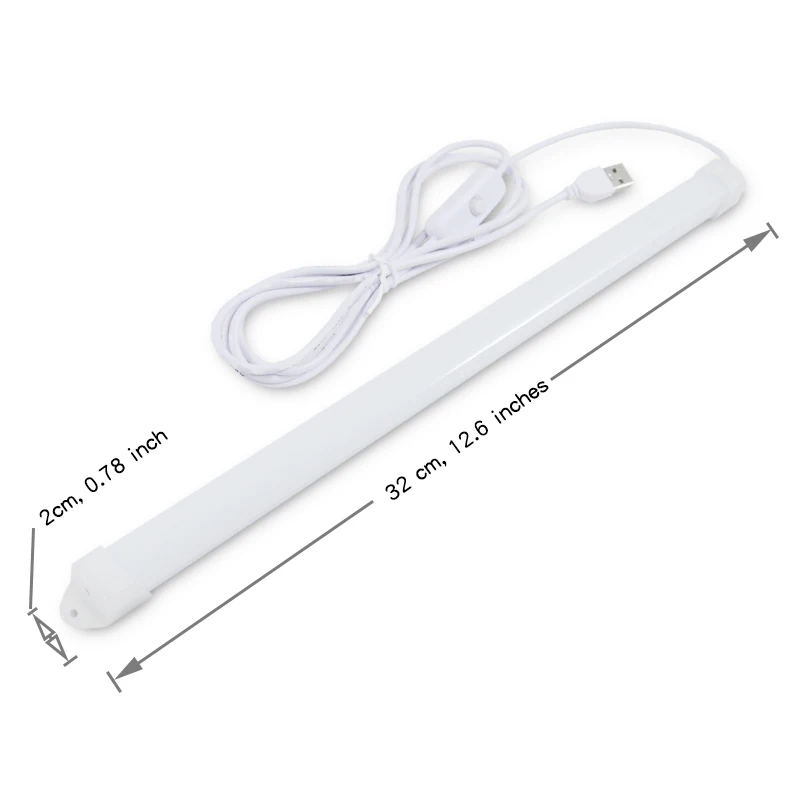 책상 조명 자기 독서 램프 USB 기숙사 LED 야간 조명 눈 보호 튜브 캐비닛 거울 학생 사무실 연구 테이블