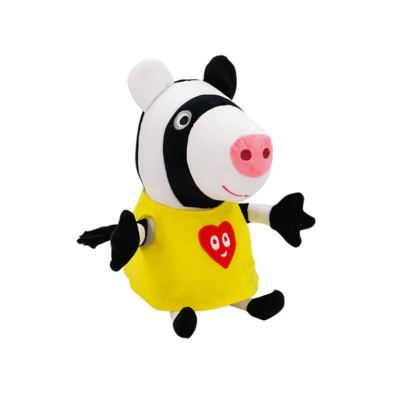 28Cm Peppa Pig Forever Friends Plush Toy Bigger Edmund Elephant Pedro Pony Suzy Sheep Zoe Zebra Room Kids Birthday Gift Toys