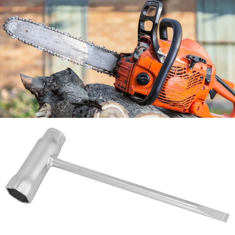 2SET Silver Chainsaw Wrench Kit Carburetor Adjustment Tool for Stihl Husqvarna 024 026 MS240 MS260 MS192T MS200T 028 031 032