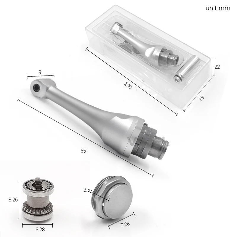 den   tal 6:1 Endo Motor Contra Angle Handpiece Head Push Button for Electric Endo Motor Compatible Woodpecker