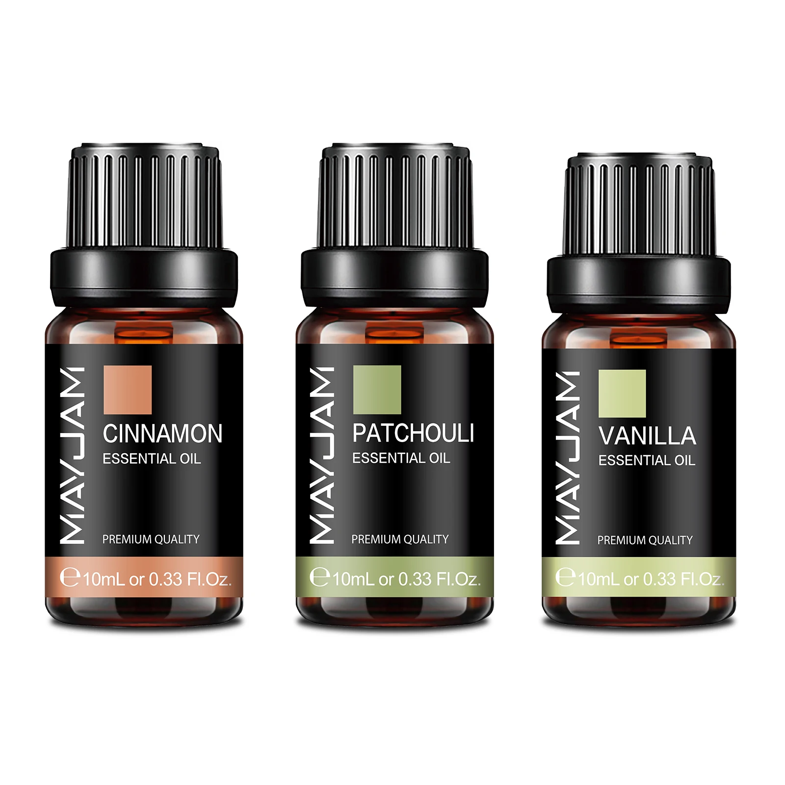 MAYJAM 3 Bottles Pure Essential Oils For Humidifier Diffuser Burner Making Soaps Candle DIY Perfume