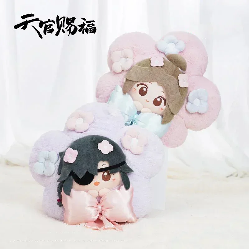 Heaven Official'S Blessing 35cm Splendid Flowers Series Q Version Xielian Huacheng Plush Doll Soft Throw Pillow Cushion Gift