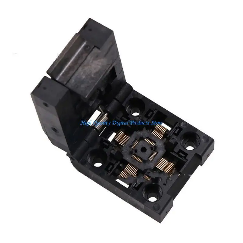 

U2JE Professional QFP32 Testing Socket Test Socket with Cover, 0.5mm Spacing
