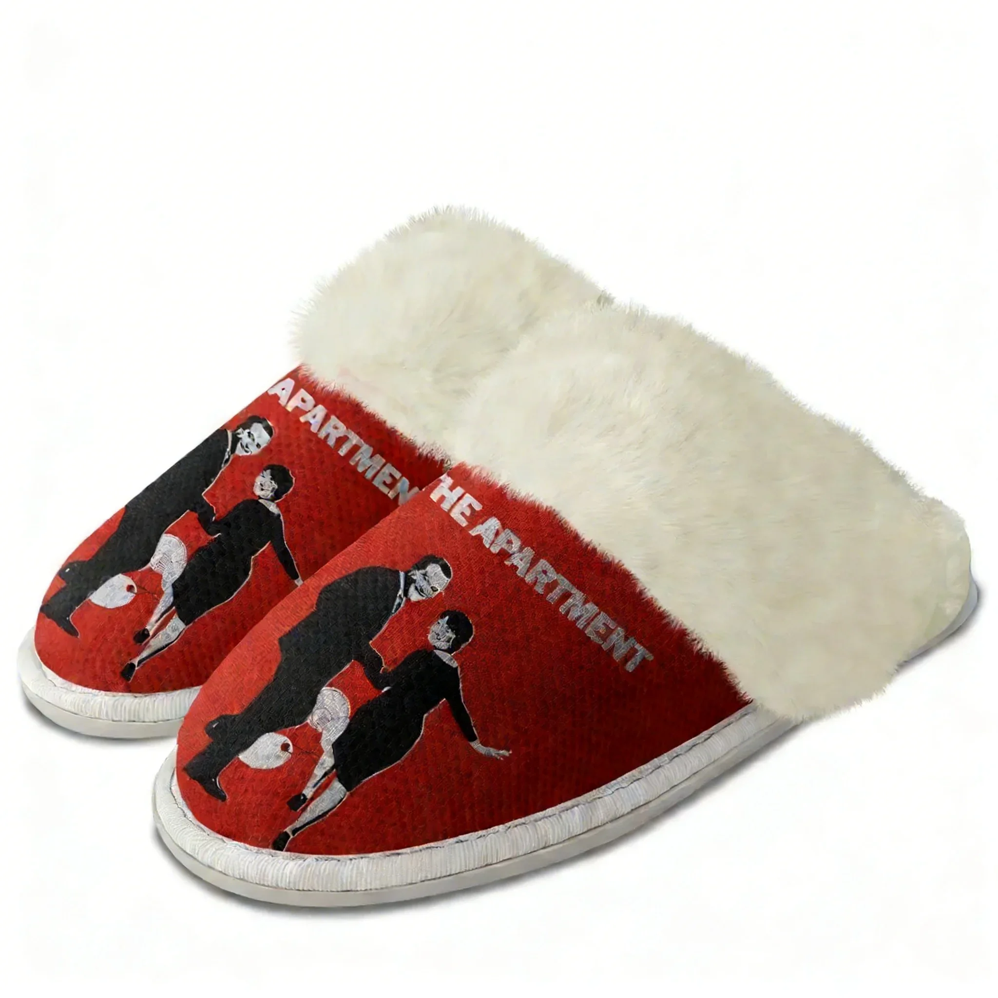 The Apartment Plush Edge Warm Shoe Mens Womens Home Casual Slipper Fashion Bedroom Thermal Cotton Lightweight Custom Slippers