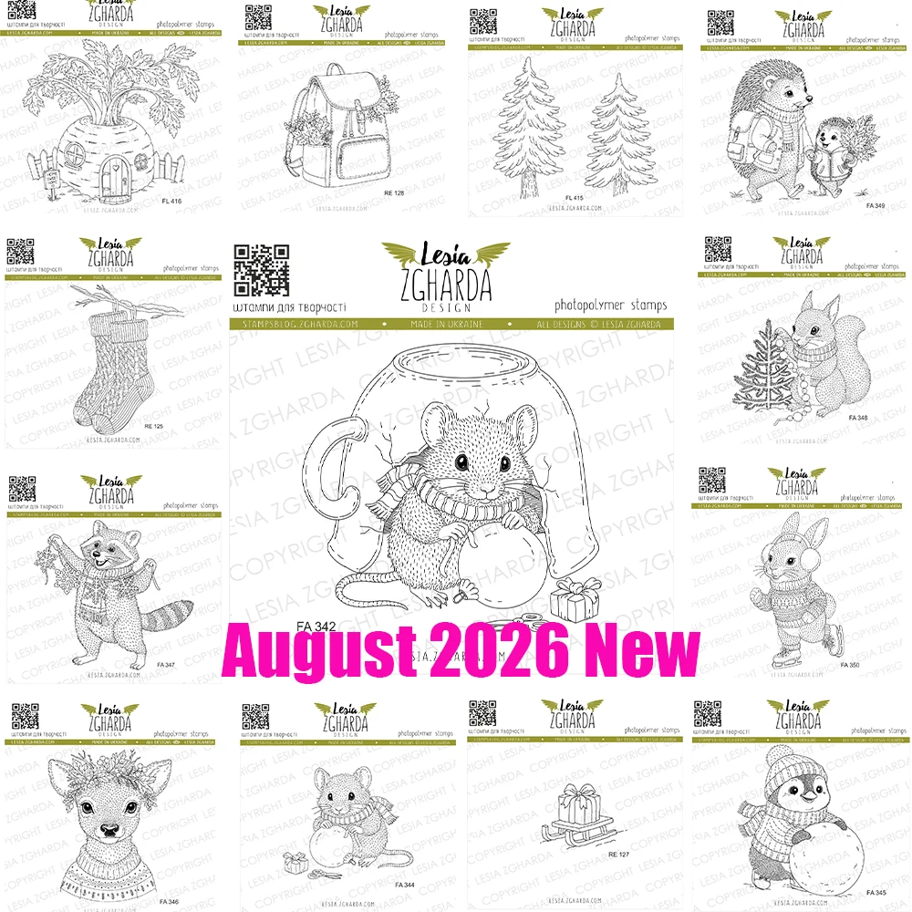 Cute Penguin with a Snow Globe Clear Stamps 2026 New DIY Greeting Card Embossing Album Scrapbooking Birthday Handmade Template