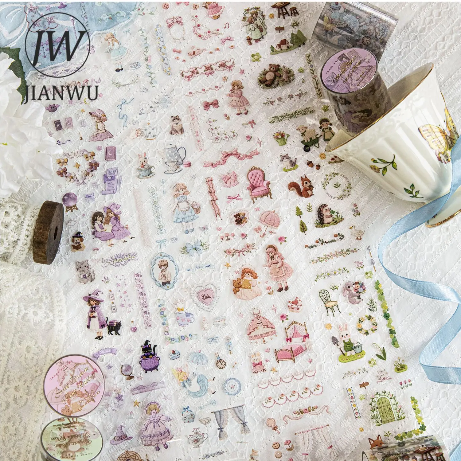 Embroidery Journal Book - سلسلة كتب التطريز من JIANWU: شريط