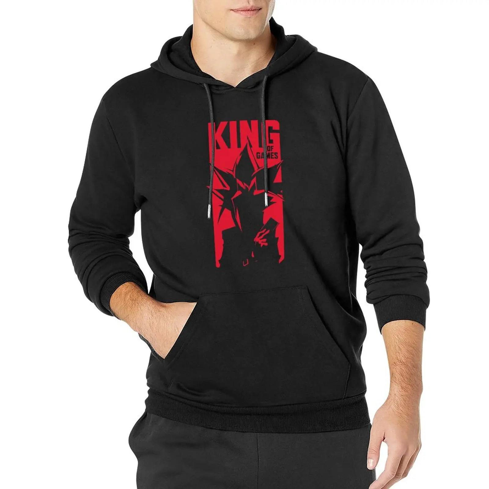 

King of Games Pullover Hoodie men's winter sweater hooded shirt hoodie