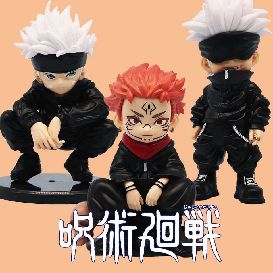 15 cm Jujutsu Kaisen Anime Figura 3 Stile Satoru Gojo Action Figure Il Signore della Maledizione Sukuna Figurine Collezione Modello Bambola Giocattoli