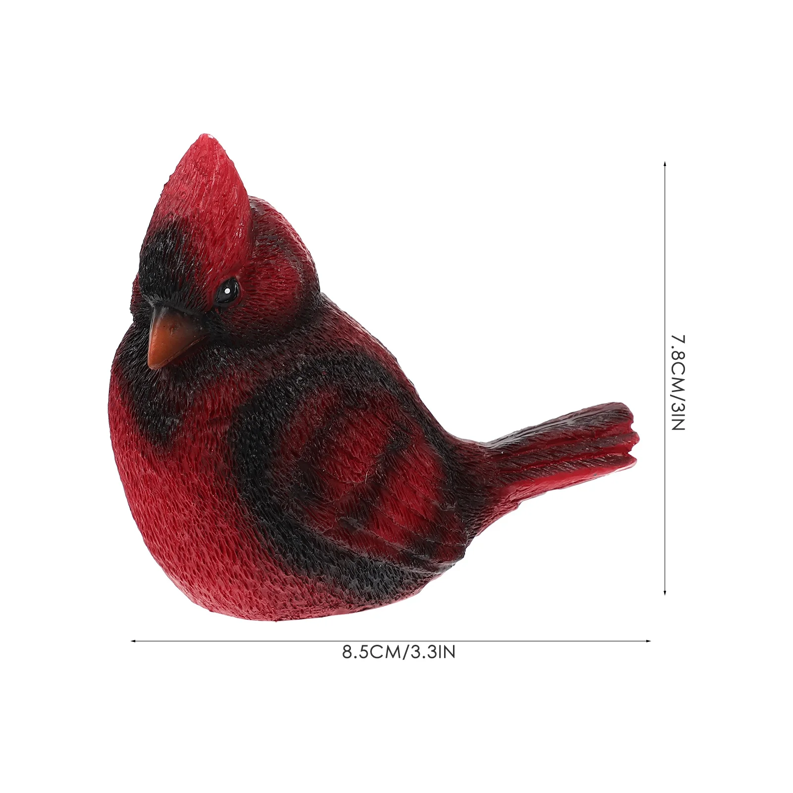 

Xmas Resin Ornament Lifelike Decorative Adornment Small Artificial Bird For Garden Yard Home Decor Desktop Tree Simulated Birds