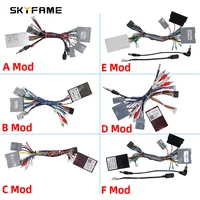 Adaptador de cableado de 16 pines para coche SKYFAME, decodificador Canbus, cable de alimentación de radio Android para Ford Raptor F150