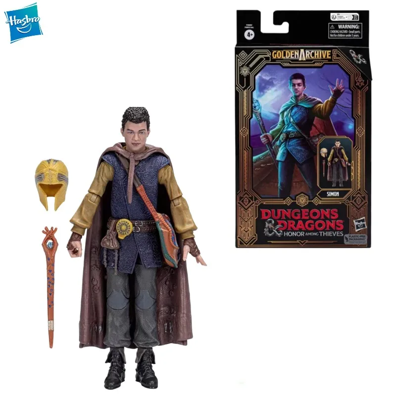 

Новый оригинальный Hasbro Dragon and Dungeon Honor Among Thieves Movie Golden Archive Simon Action Figure Модель игрушки