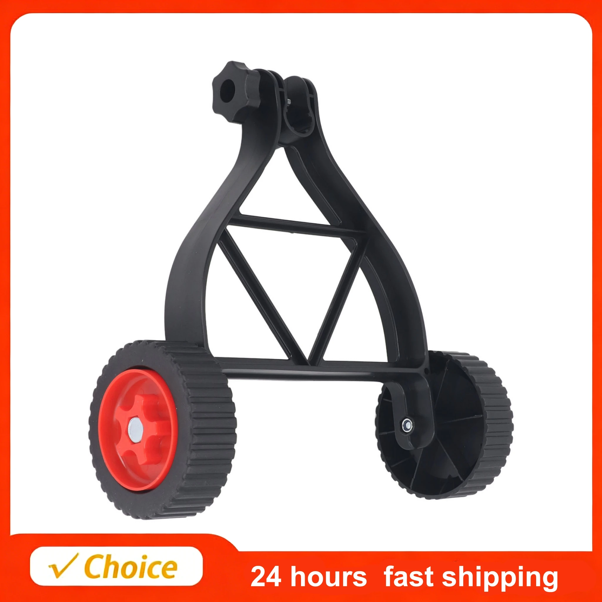 Lawn Mower Support Wheel for Gardening Trimmer Auxiliary Wheel Height Adjustable Portable Universal String Trimmer Support Wheel