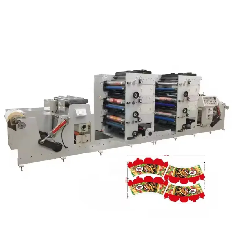 Good Price Automatic 4 Color 850 Paper Cup Printing Die Cutting Making Production Line Ultrasonic Paper Cup Forming Machine