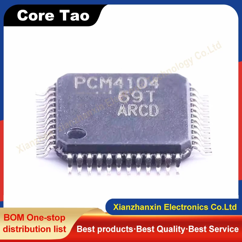 1pcs/lot PCM4104PFBR PCM4104 TQFP48 4 channel audio DAC chip