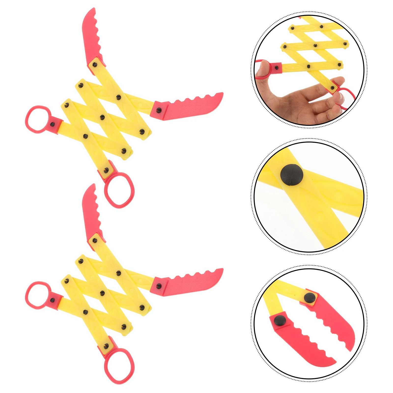 

3 Pcs Science and Technology Education Toys Mechanical Hand for Kids Arm Kits Gripper Suite Electronic Folding Robotic