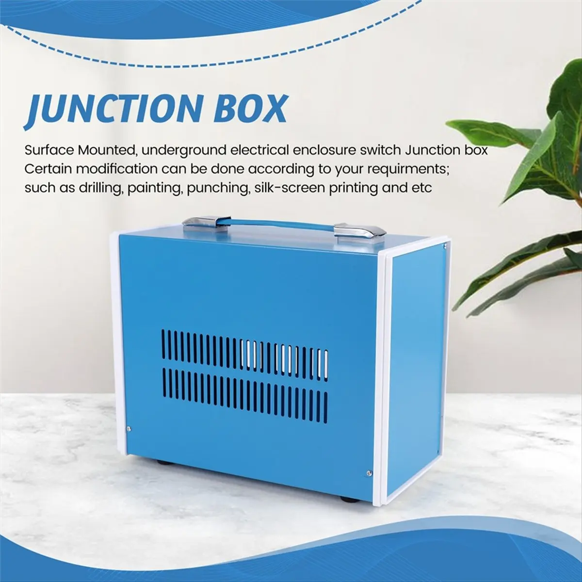

Outdoor Indoor Electronic Module Metal Instrument Case Electronics Enclosure Box 210x140x270mm Junction Box Enclosure