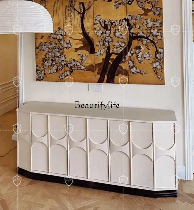 

French entrance storage Italian Nordic storage side cabinet modern simplicity