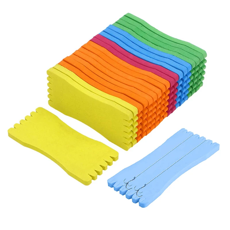 EVA Foam Winding Board 10pcs 12cm /16cmFishing Line Plate Fish Hook Storage Wire Wrap Holder Tackle Tool Accessories Pesca