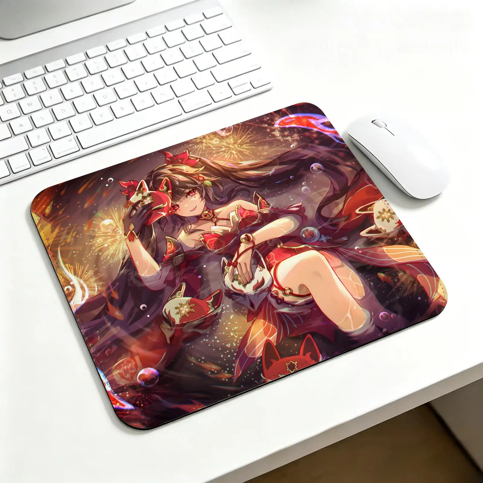 Mouse Pad Regular gaming mouse pad Office mouse pad Laptop desk mat Stitched edge S/M/L size mouse pad  Honkai Star Rail Sparkle
