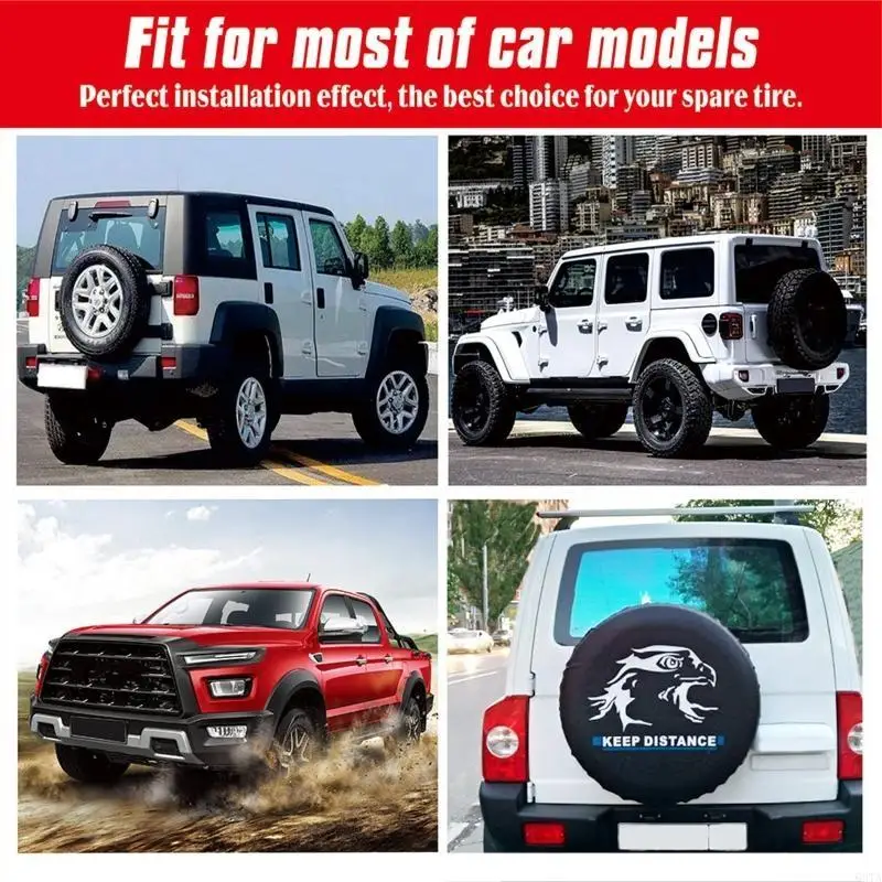 

Автомобиль 4WD Защитный чехол для колес Защитная сумка для запасных шин Водонепроницаемая часть для