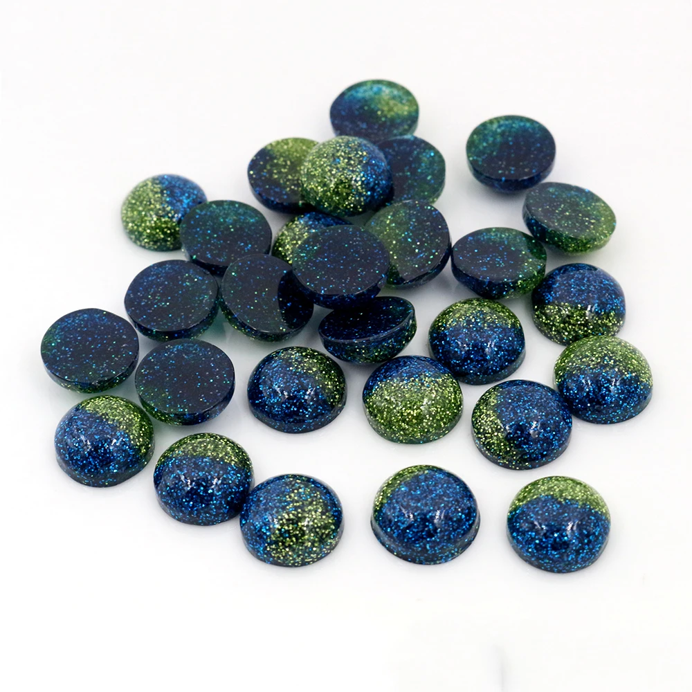 Nieuw Nieuw Nieuw!! 40 Pcs 12 Mm Mix Kleuren Flat Terug Resin Cabochons Cameo Fit 12 Mm Cameo Base Cabochons Voor Charms Armband ketting