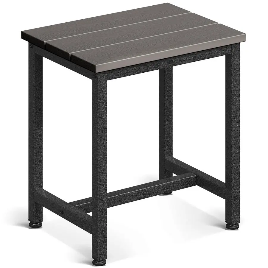 

Outdoor Side Table, Adirondack Patio End Table with WeatherResistant, Waterproof Top for Hot Tub, Garden, Balcony, Poolside, Dur