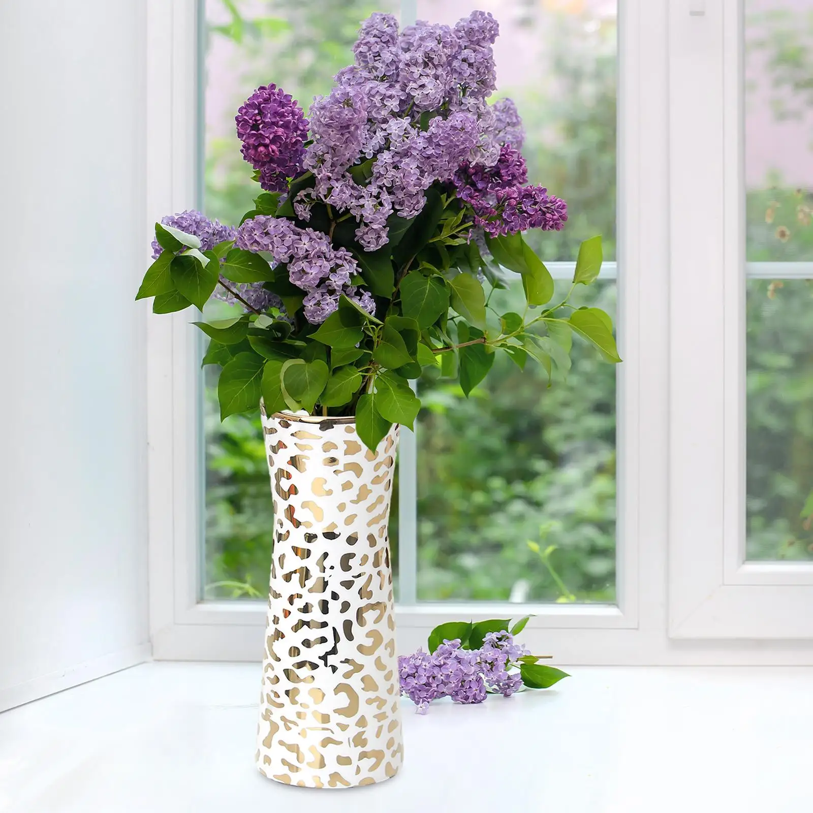 Ceramic Vase Plant Pot Flower Vases Living Room for Apartment Kitchen Cafe