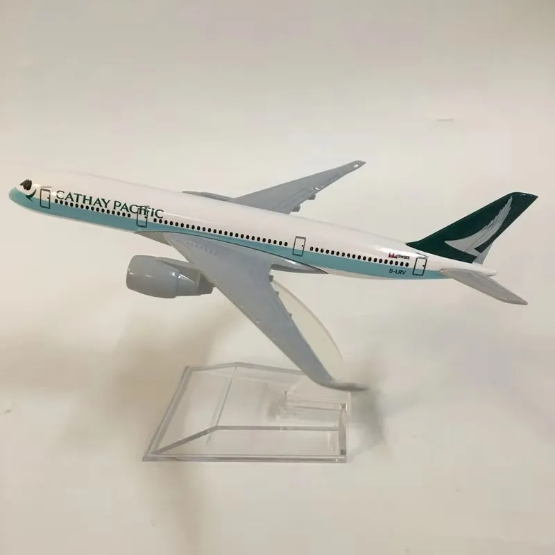 1:400 Scale Cathay Pacific Airways A350 Die-cast Metal Replica 16cm Airplane Model Children's Gift Boy Toys