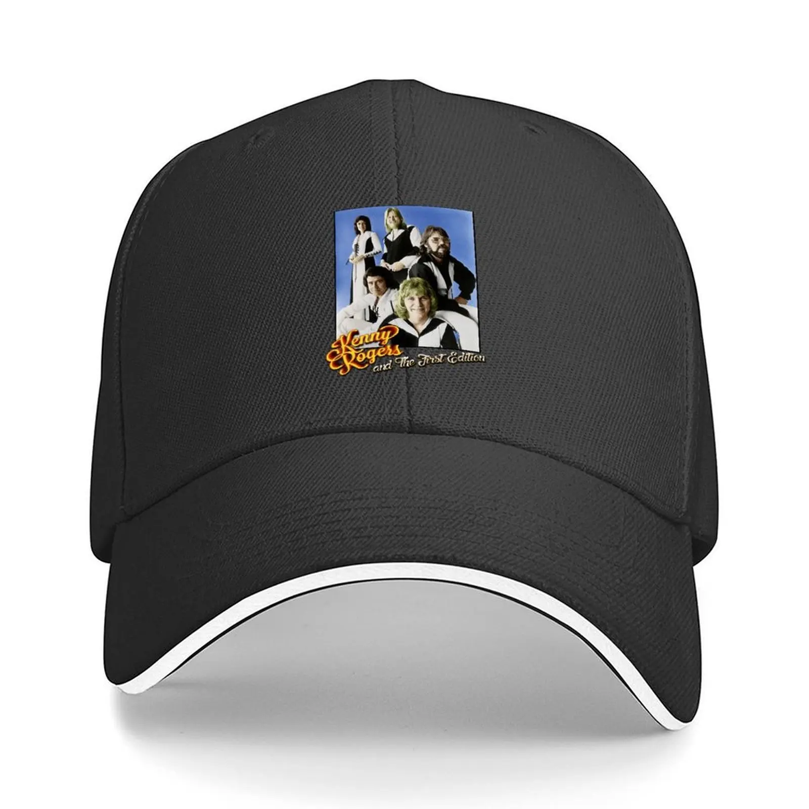 

American Singer Kenny Rogers And The First Edition Baseball Cap Luxury man cap golf hat genuine fun hats Hats For Men Women's