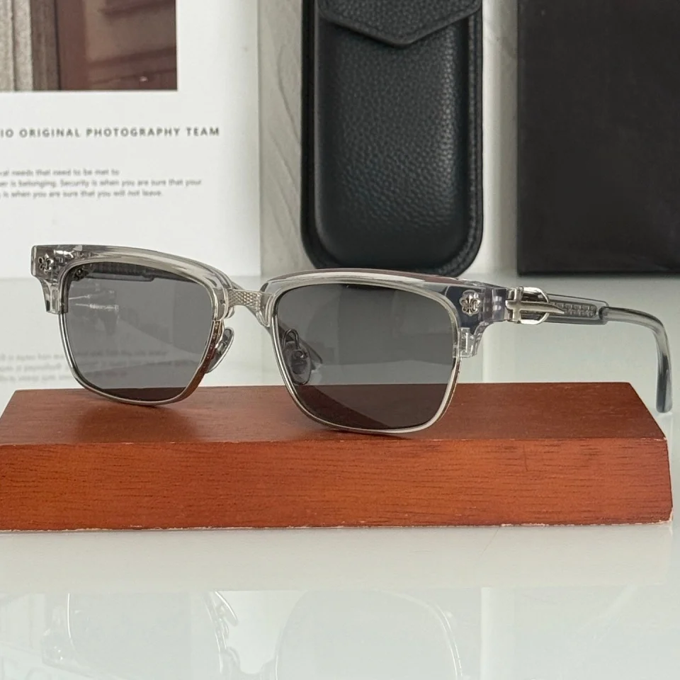 New World Fashion High end Brand Classic Men's Luxury Sunglasses Titanium Alloy Retro Decorative Design Women's Sunglasses UV400