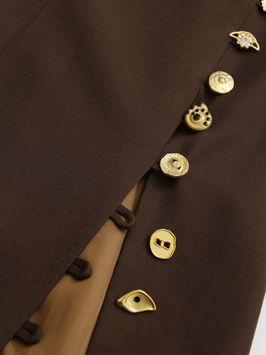 Sexy Spliced Lace Maxi Dresses for Women Round Neck Short Sleeve High Waist Patchwork Belt Slimming Split Dress Female New