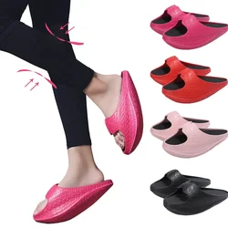 Sports Fitness Swing Balance Training Slippers Stretching Massage Shoes Home Stovepipe Beautiful Legs Women Slimming Swing Shoes