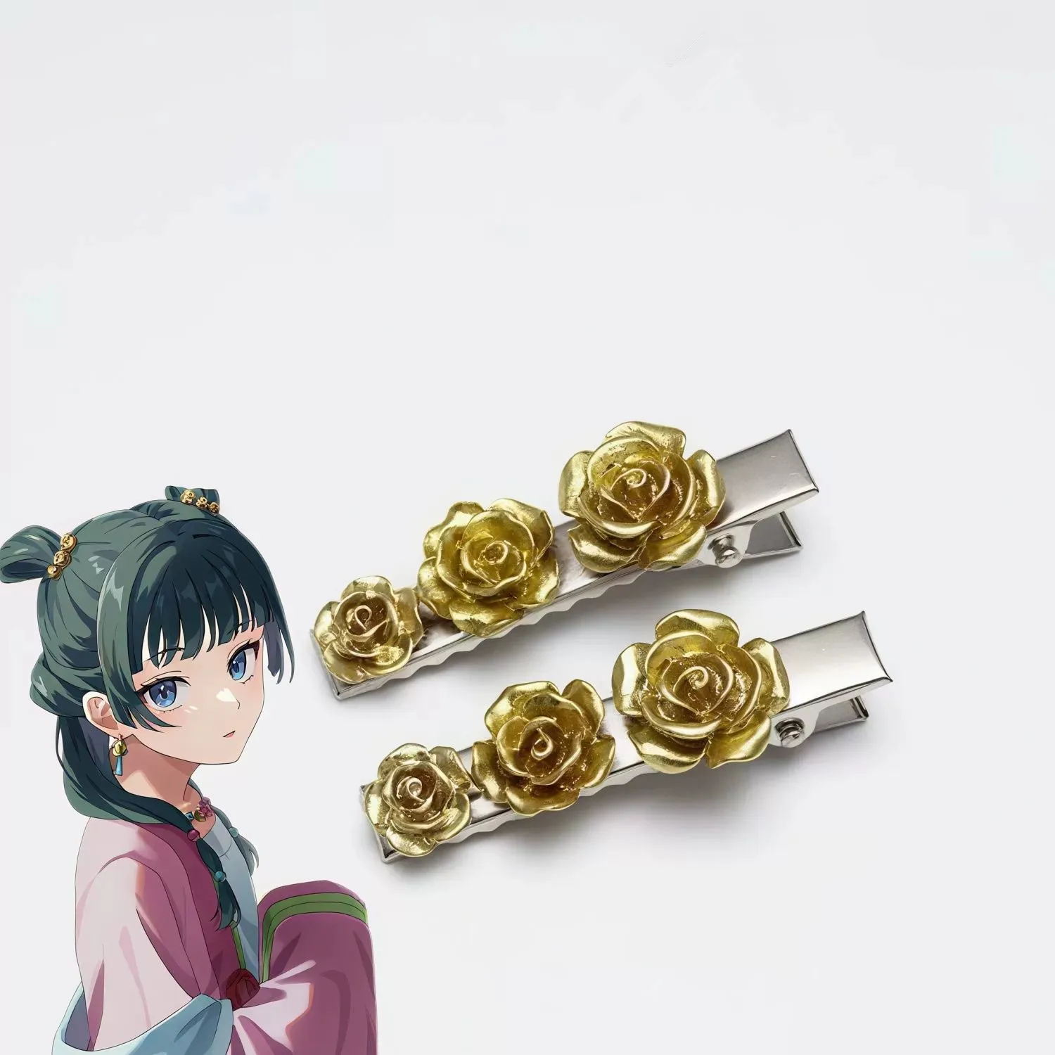 Anime Apotheker Dagboek vrouwen Maomao cosplay ketting haarspelden oorbellen haarversieringen kostuums